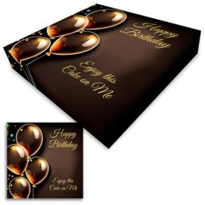 Metallic-Balloons-Gift-Cake