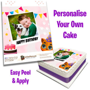 Polaroid-and-Paws-Edible-Photo-on-Cake