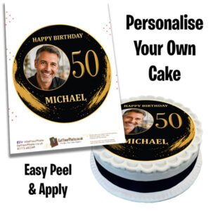 Black-and-Gold-Birthday-Year-Edible-Photo-Cake-Circular