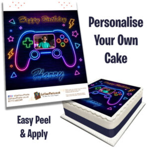 Gamer-Edible-Photo-Cake-Square